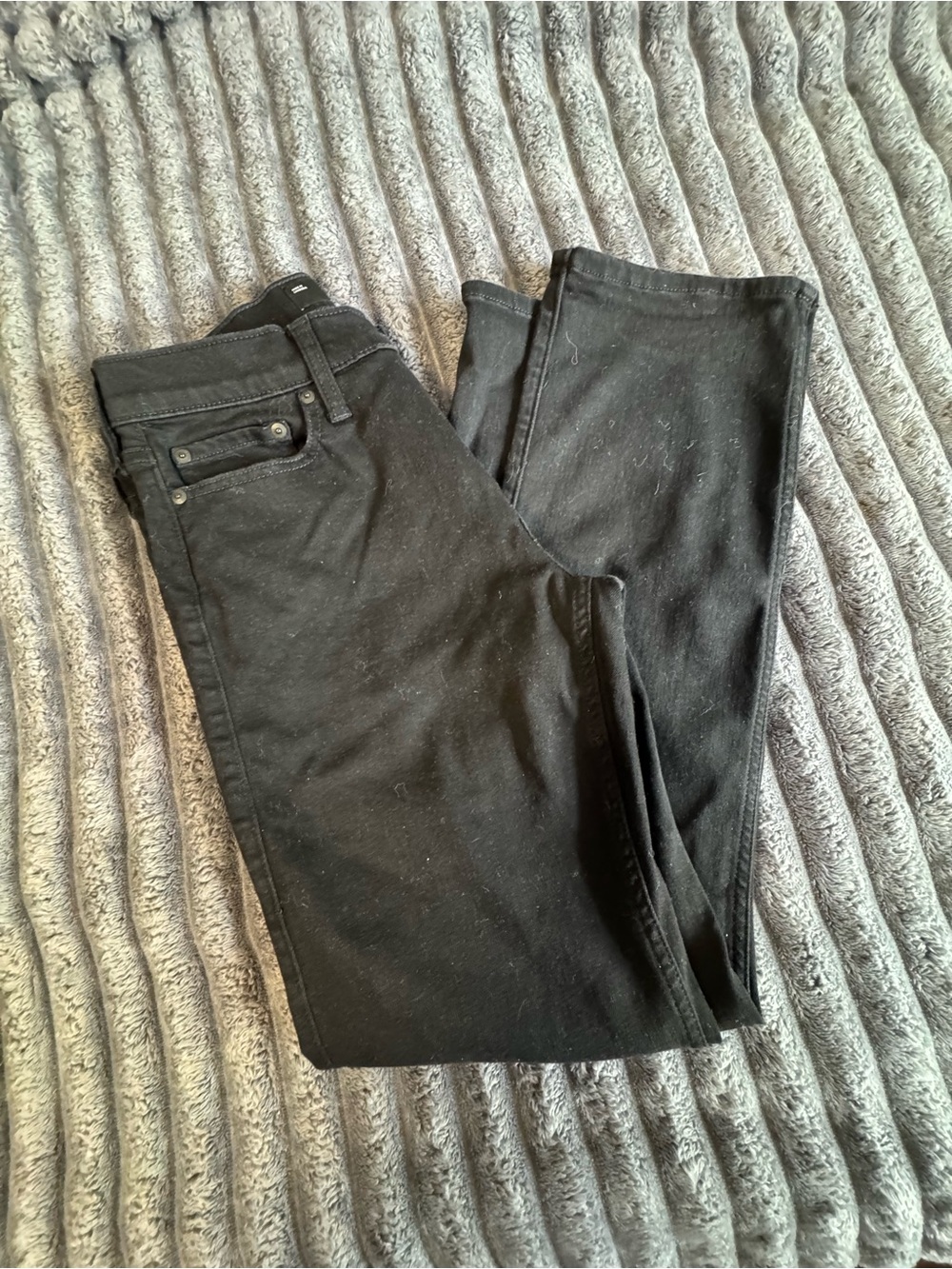 Hollister Black Straight Jeans W30 L32